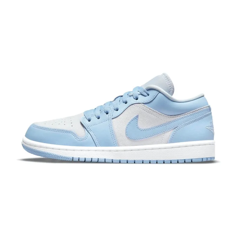 Women's Air Jordan 1 Low Football Grey Blue