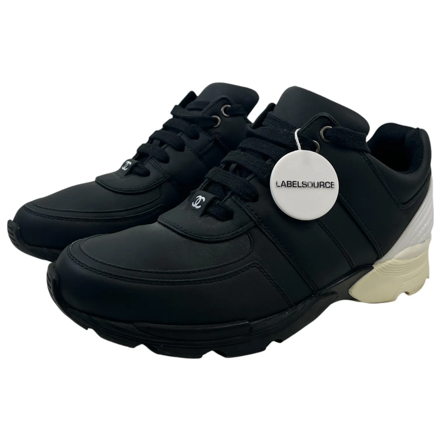 Women's Cc Logo Low Trainers Black Size EU 37.5 / UK 4.5