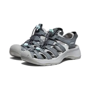 Women's Keen Astoria West Leather Sandal Color: Magnet/ Vapor