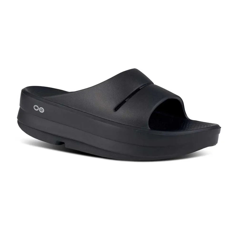 Women's OOmega OOahh Slide- Black - Regular (B)