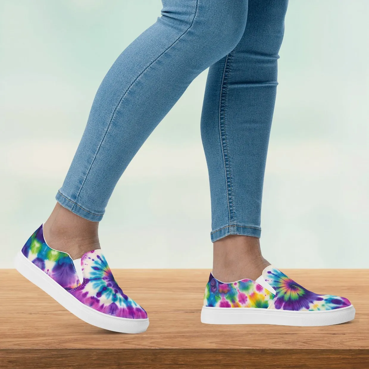 Women’s Slip-On Shoes Tie-Dye Bliss