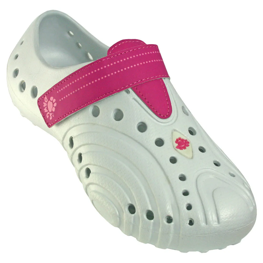 Women's Ultralite Spirit Shoes - White with Hot Pink