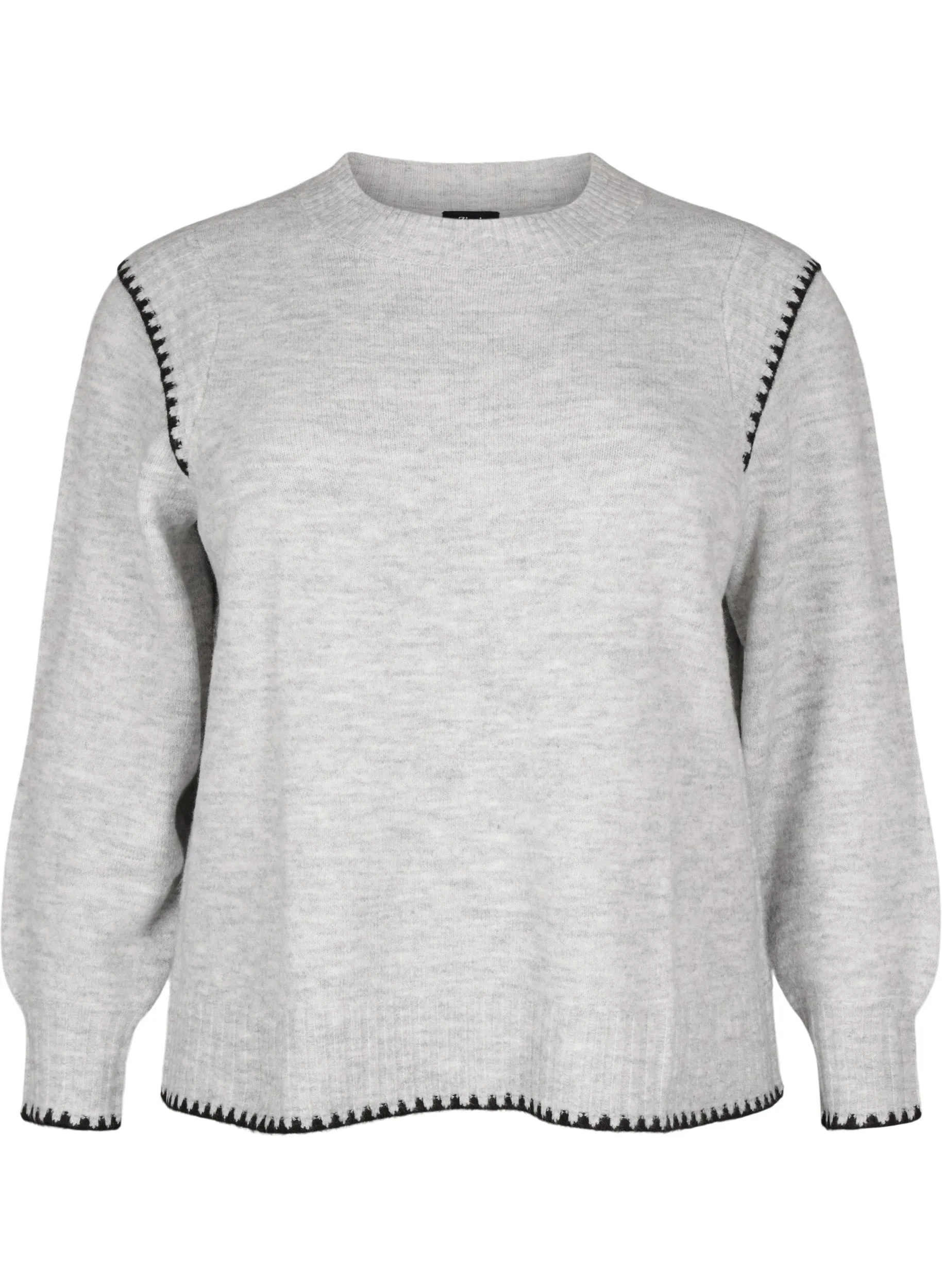 Zizzi Ziggi Jumper in Grey